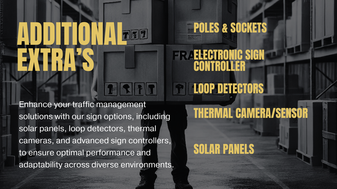 Harding Traffic offers a comprehensive suite of customizable traffic management solutions designed to enhance safety and efficiency across various environments. 